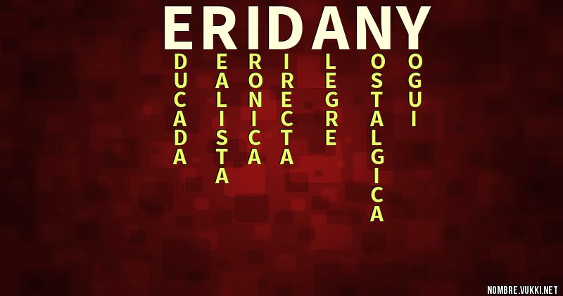 Acróstico eridany