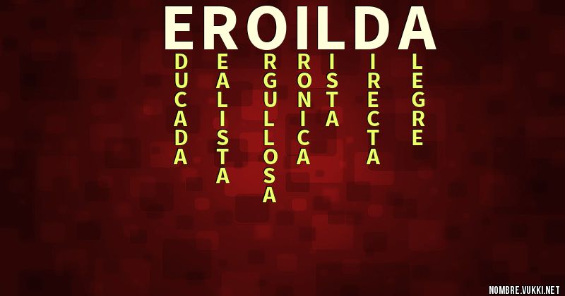 Acróstico eroilda