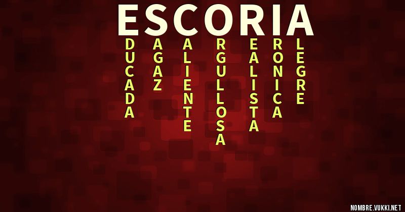 Acróstico escoria