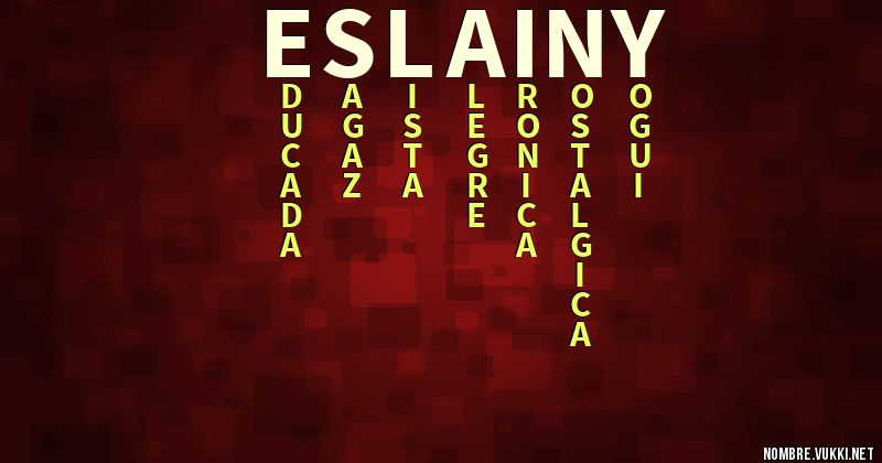 Acróstico eslainy