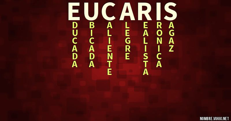 Acróstico eucaris