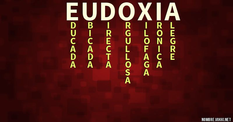 Acróstico eudoxia