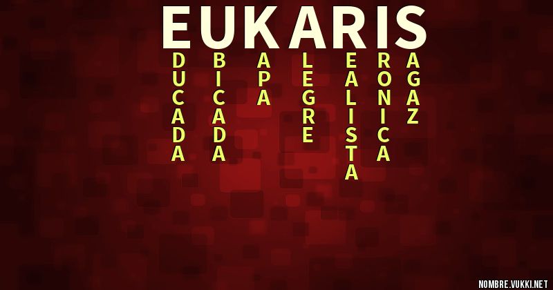 Acróstico eukaris