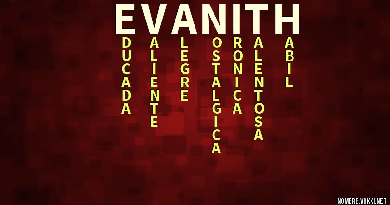 Acróstico evanith