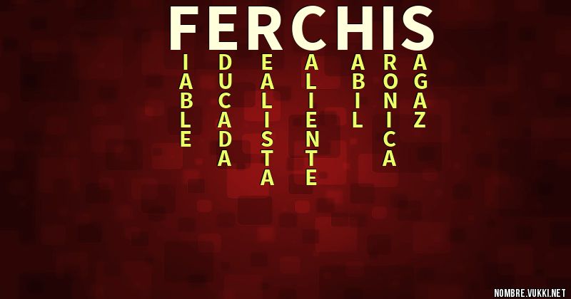Acróstico ferchis