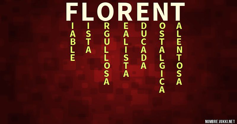 Acróstico florent