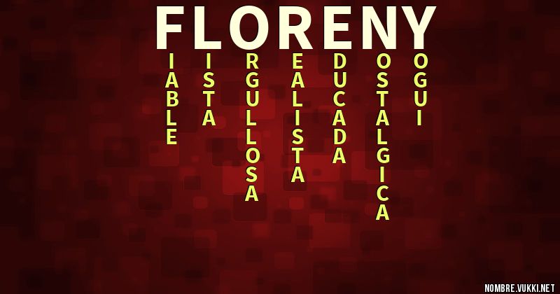 Acróstico floreny