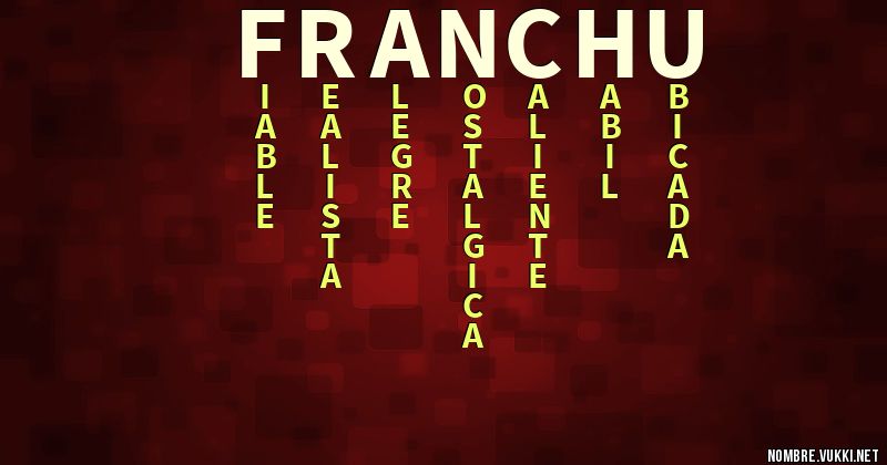 Acróstico franchu