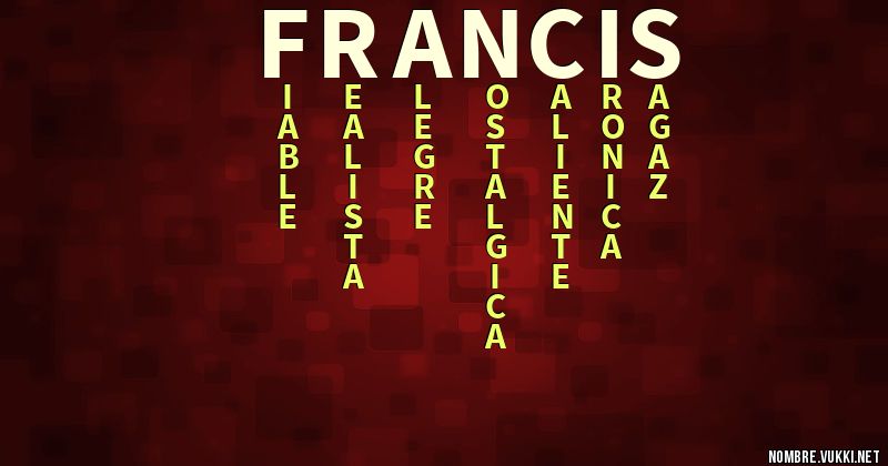 Acróstico francis