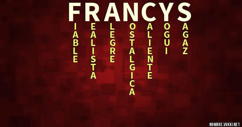 Acróstico francys