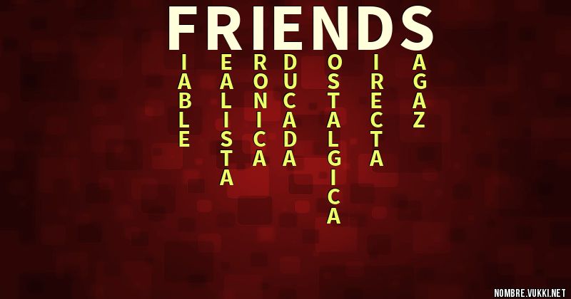 que significa friends