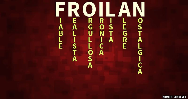 Acróstico froilan