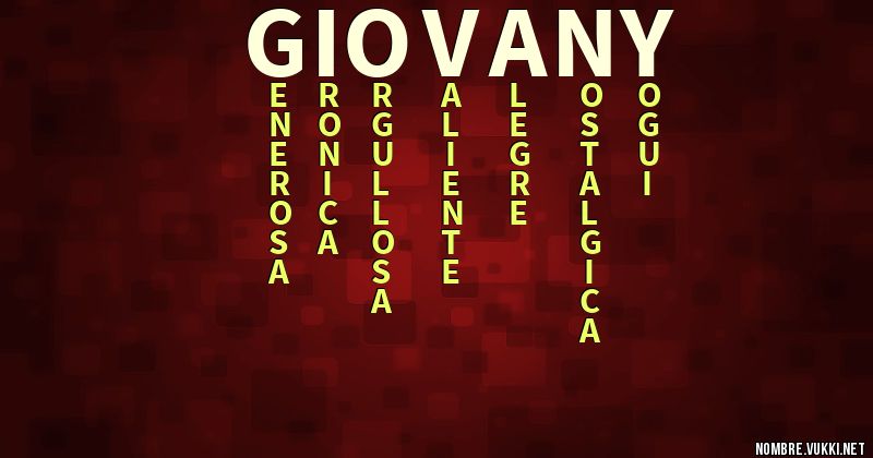 Acróstico giovany