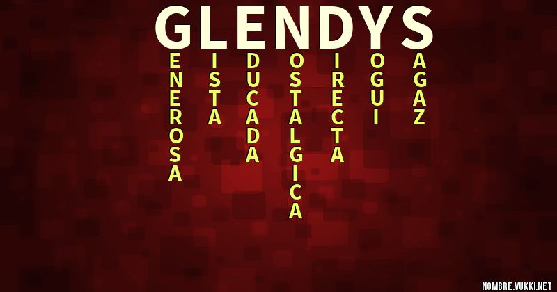 Acróstico glendys