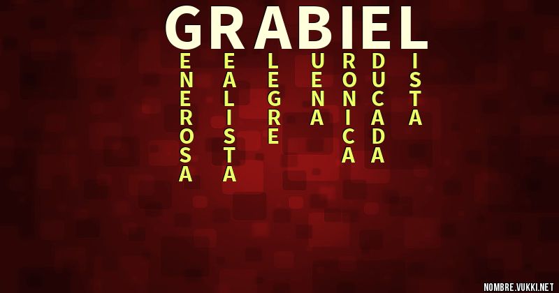 Acróstico grabiel