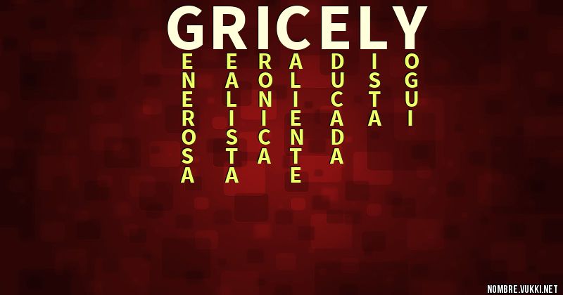 Acróstico gricely