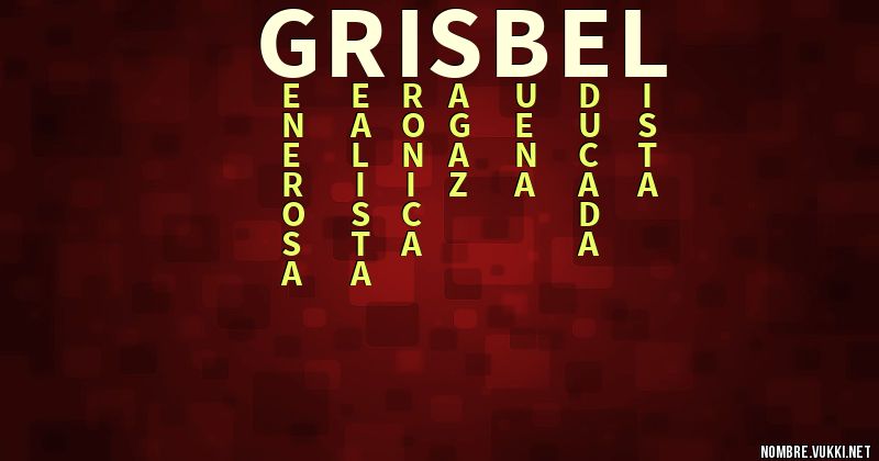 Acróstico grisbel