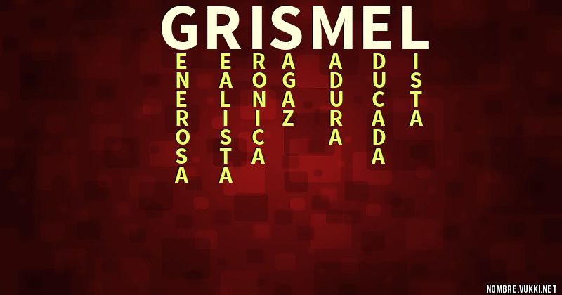 Acróstico grismel