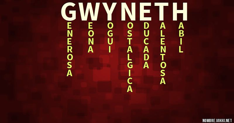 Acróstico gwyneth