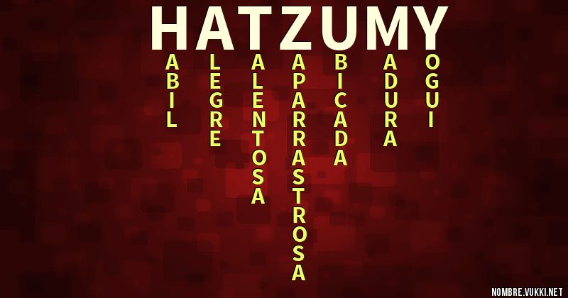 Acróstico hatzumy