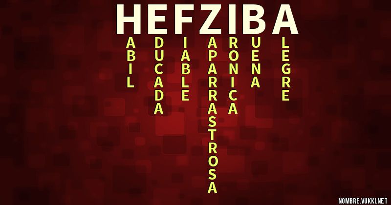 Acróstico hefzibá
