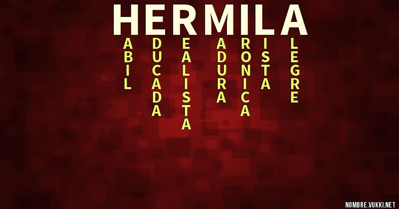 Acróstico hermila