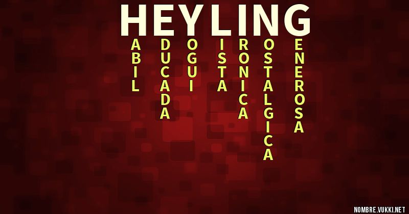 Acróstico heyling