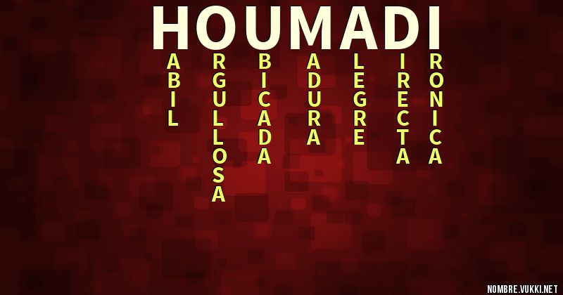 Acróstico houmadi