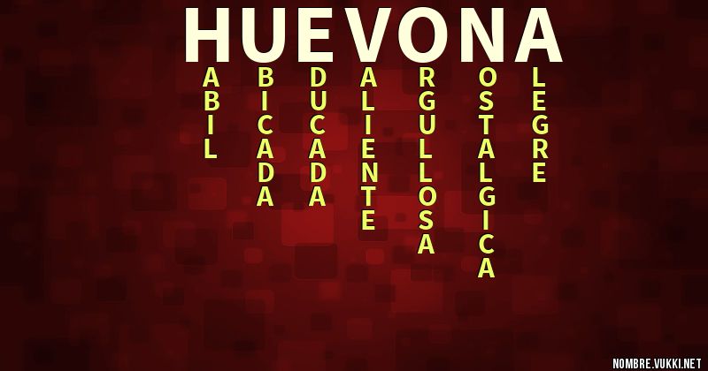 Acróstico huevona