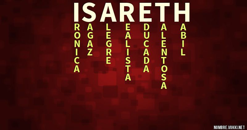 Acróstico isareth