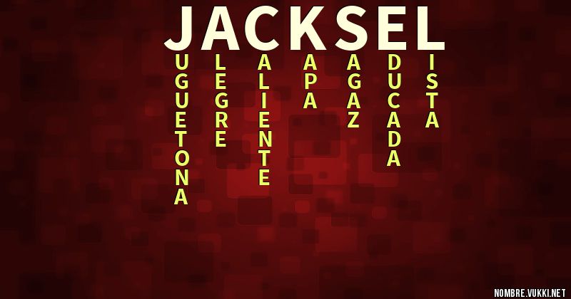 Acróstico jacksel