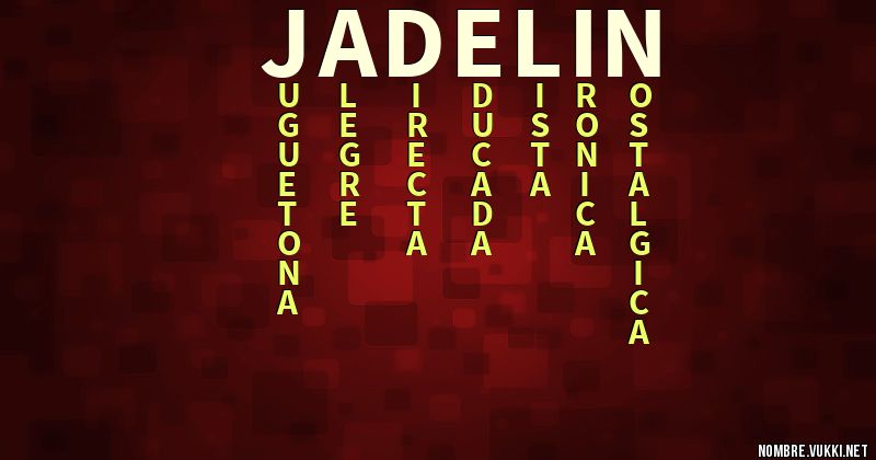 Acróstico jadelin