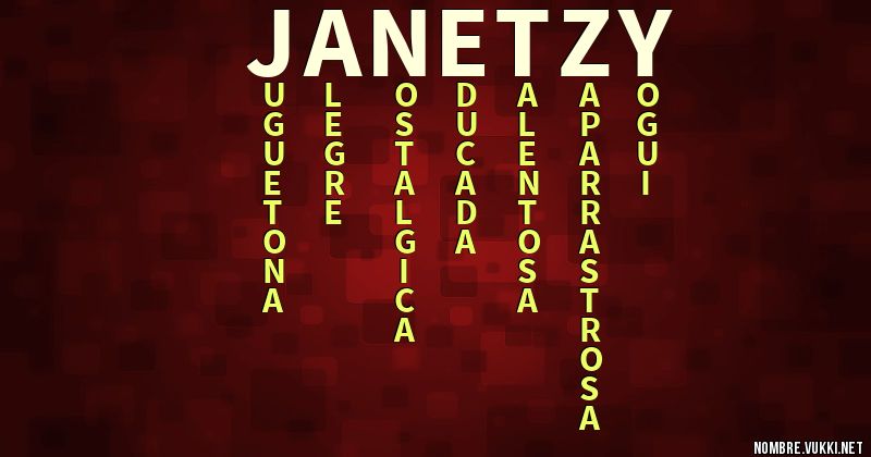 Acróstico janetzy