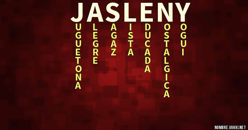 Acróstico jasleny
