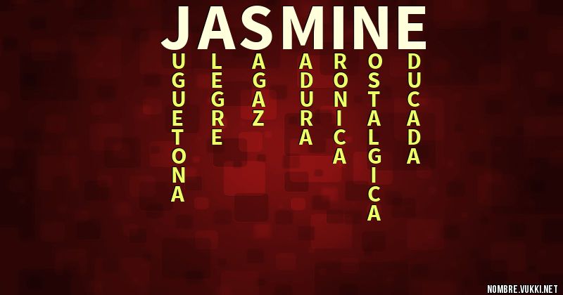 Acróstico jasmine