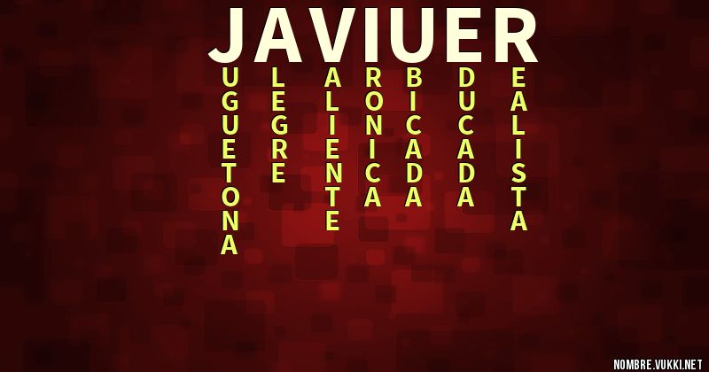 Acróstico javiuer