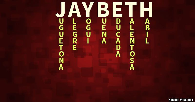 Acróstico jaybeth