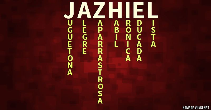 Acróstico jazhiel