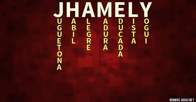 Acróstico jhamely