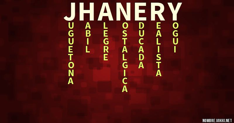Acróstico jhanery
