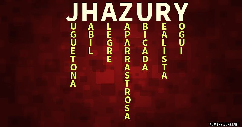 Acróstico jhazury