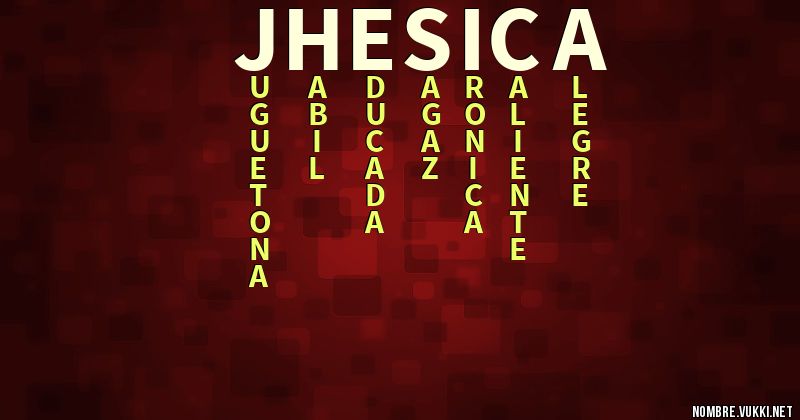 Acróstico jhesica