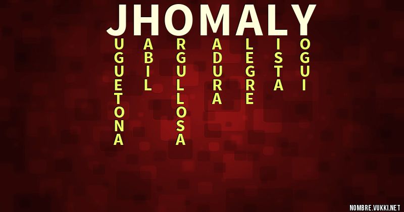 Acróstico jhomaly