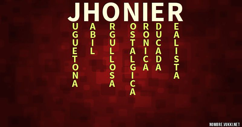 Acróstico jhonier