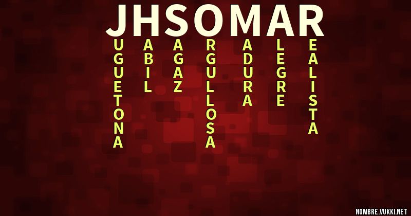 Acróstico jhsomar