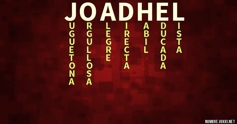 Acróstico joadhel