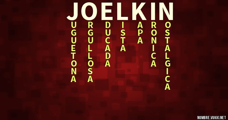 Acróstico joelkin