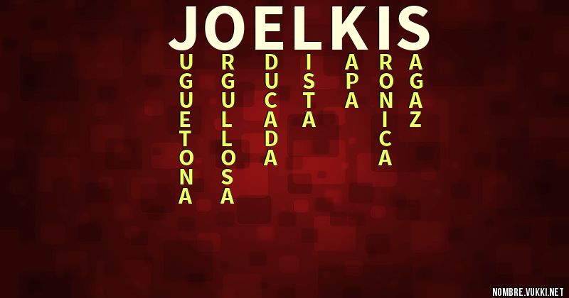 Acróstico joelkis