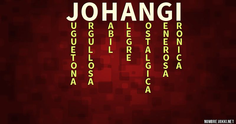 Acróstico johangi