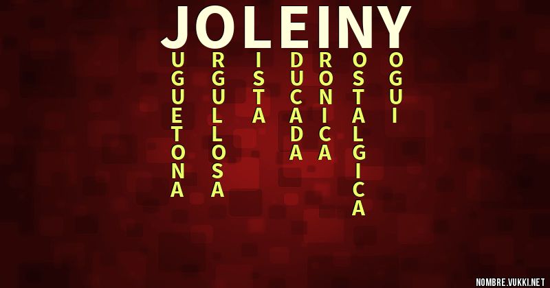 Acróstico joleiny